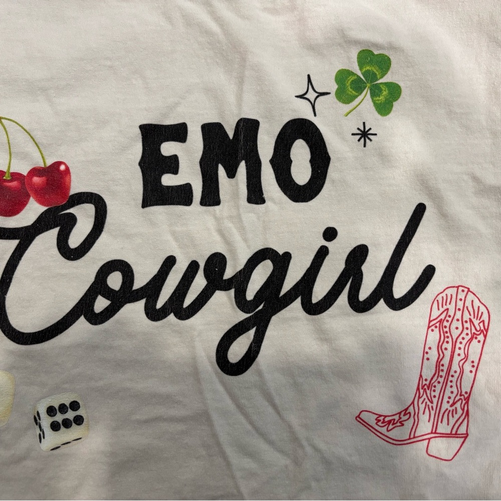 American Apparel Emo Cowgirl Tee - Cream - Picture 4 of 5